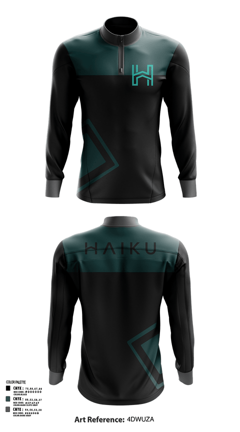 Quarter Zip Jacket, Haiku, , Teamtime, Team time, sublimation, custom sports apparel, team uniforms, spirit wear, spiritwear, sports uniforms, custom shirts, team store, custom team store, fundraiser sports, apparel fundraiser