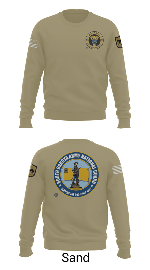 Crew Neck Sweatshirt, 235th MP CO, Army, Teamtime, Team time, sublimation, custom sports apparel, team uniforms, spirit wear, spiritwear, sports uniforms, custom shirts, team store, custom team store, fundraiser sports, apparel fundraiser