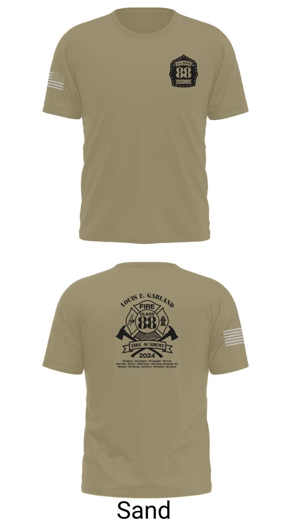 Short Sleeve Performance Shirt, Class 88, Air Force, Teamtime, Team time, sublimation, custom sports apparel, team uniforms, spirit wear, spiritwear, sports uniforms, custom shirts, team store, custom team store, fundraiser sports, apparel fundraiser