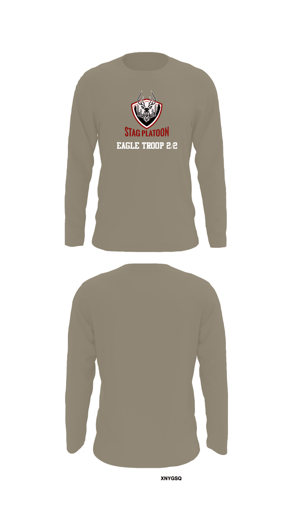 Long Sleeve Performance Shirt, Eagle troop 2/2, Army, Teamtime, Team time, sublimation, custom sports apparel, team uniforms, spirit wear, spiritwear, sports uniforms, custom shirts, team store, custom team store, fundraiser sports, apparel fundraiser