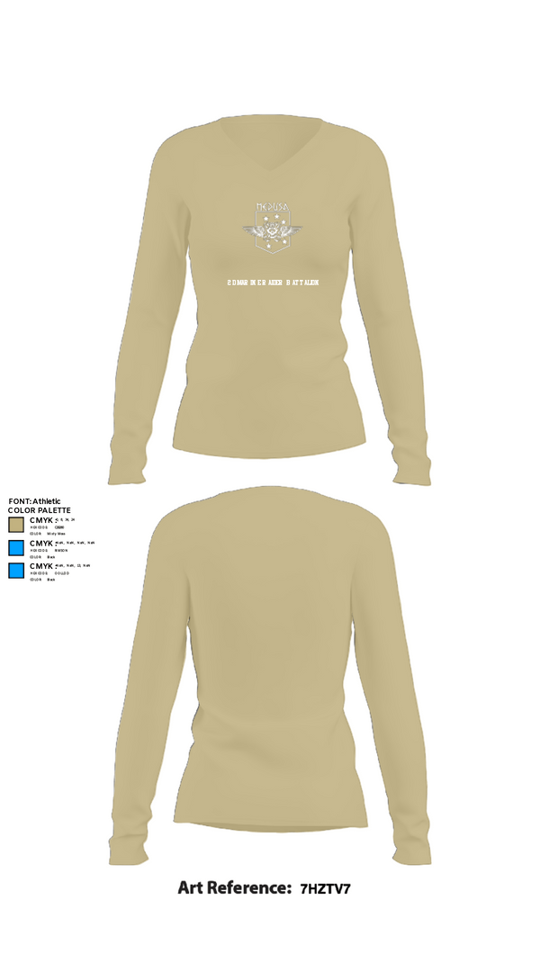 Women's Long Sleeve Vneck Shirt, 2D Marine Raider Battalion, Marines, Teamtime, Team time, sublimation, custom sports apparel, team uniforms, spirit wear, spiritwear, sports uniforms, custom shirts, team store, custom team store, fundraiser sports, apparel fundraiser