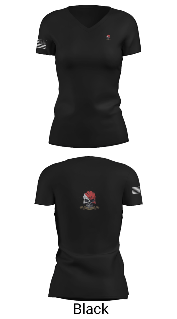 Women's Short Sleeve Vneck Shirt, Bonecrushers, , Teamtime, Team time, sublimation, custom sports apparel, team uniforms, spirit wear, spiritwear, sports uniforms, custom shirts, team store, custom team store, fundraiser sports, apparel fundraiser