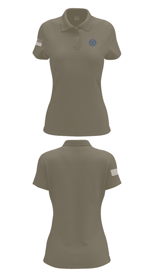 Womens Short Sleeve Performance Polo, Lakewood Fire Department, Fire Department, Teamtime, Team time, sublimation, custom sports apparel, team uniforms, spirit wear, spiritwear, sports uniforms, custom shirts, team store, custom team store, fundraiser sports, apparel fundraiser