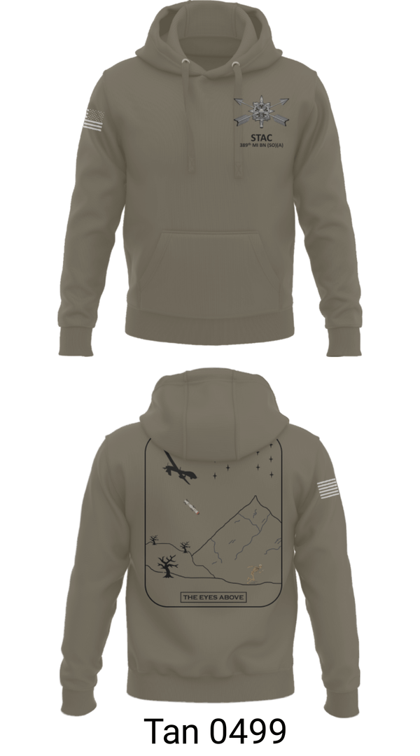 Hoodie, STAC, 389th MI BN (SO)(A), Army, Teamtime, Team time, sublimation, custom sports apparel, team uniforms, spirit wear, spiritwear, sports uniforms, custom shirts, team store, custom team store, fundraiser sports, apparel fundraiser