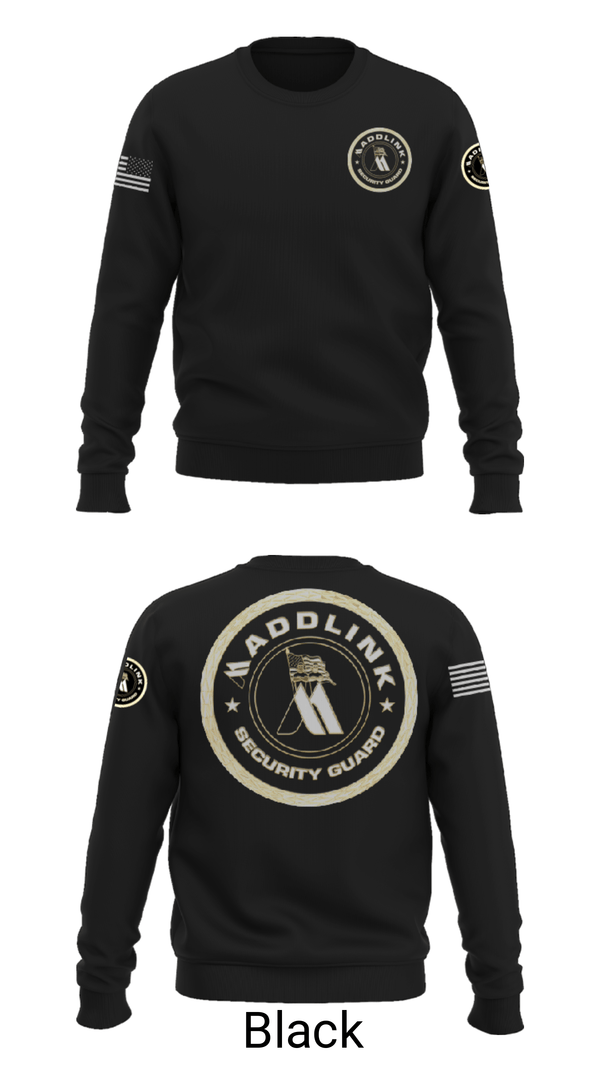 Crew Neck Sweatshirt, Maddlink Security Guard, , Teamtime, Team time, sublimation, custom sports apparel, team uniforms, spirit wear, spiritwear, sports uniforms, custom shirts, team store, custom team store, fundraiser sports, apparel fundraiser