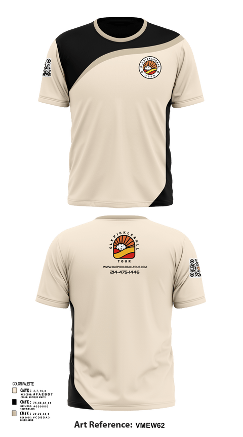 Short Sleeve Performance Shirt, Ole Pickleball Tour, , Teamtime, Team time, sublimation, custom sports apparel, team uniforms, spirit wear, spiritwear, sports uniforms, custom shirts, team store, custom team store, fundraiser sports, apparel fundraiser