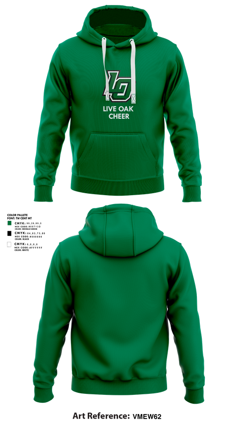 Hoodie, Live Oak Classical School Cheer, Cheer, Teamtime, Team time, sublimation, custom sports apparel, team uniforms, spirit wear, spiritwear, sports uniforms, custom shirts, team store, custom team store, fundraiser sports, apparel fundraiser