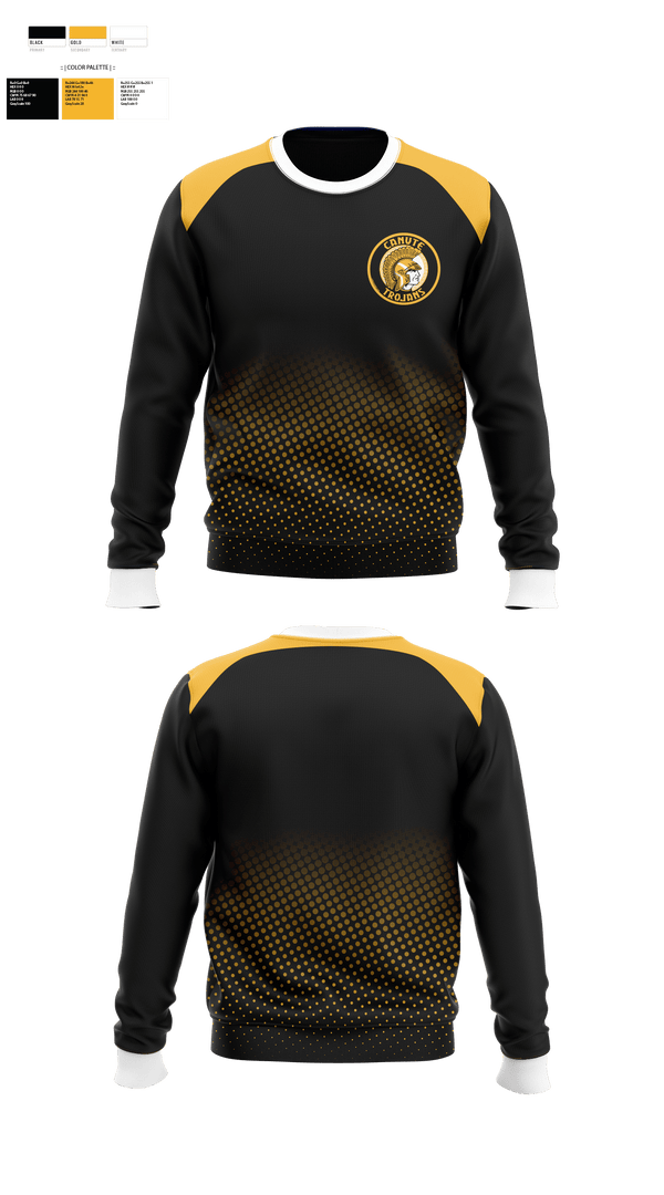 Crew Neck Sweatshirt, Canute High School Volleyball, Men's Volleyball, Teamtime, Team time, sublimation, custom sports apparel, team uniforms, spirit wear, spiritwear, sports uniforms, custom shirts, team store, custom team store, fundraiser sports, apparel fundraiser