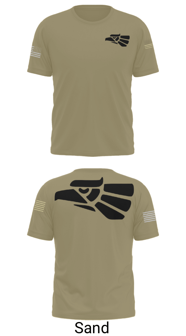 Old School Cotton Feel Shirt, 578th A Co, National Guard, Teamtime, Team time, sublimation, custom sports apparel, team uniforms, spirit wear, spiritwear, sports uniforms, custom shirts, team store, custom team store, fundraiser sports, apparel fundraiser