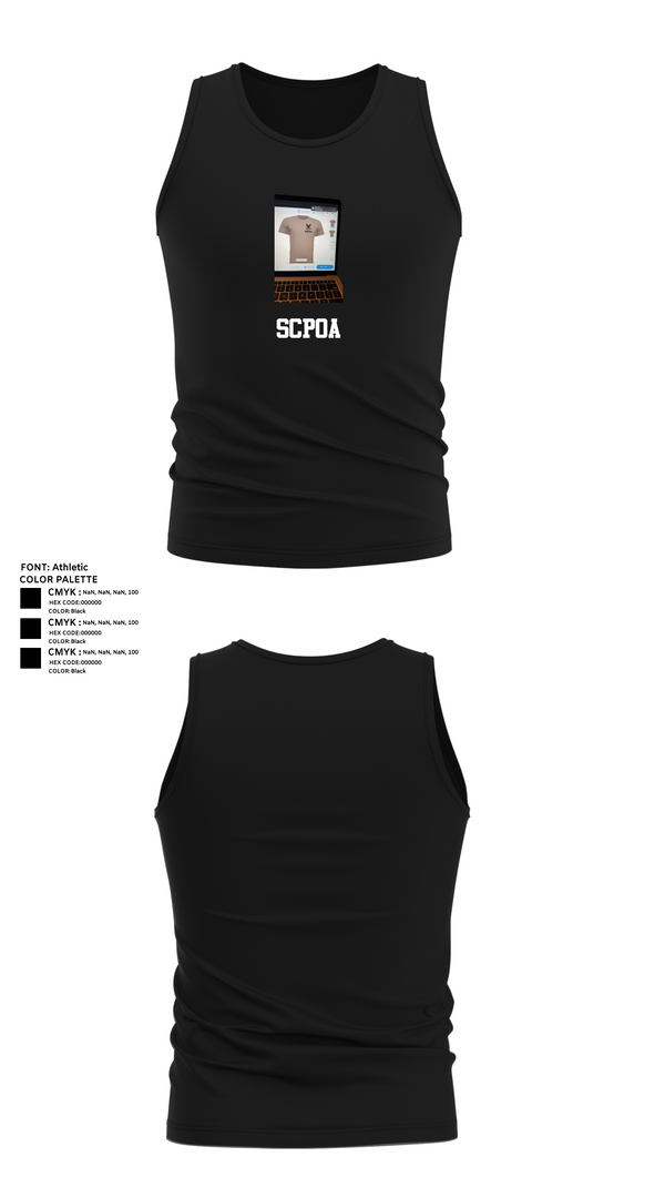 Tank Top, SCPOA, , Teamtime, Team time, sublimation, custom sports apparel, team uniforms, spirit wear, spiritwear, sports uniforms, custom shirts, team store, custom team store, fundraiser sports, apparel fundraiser