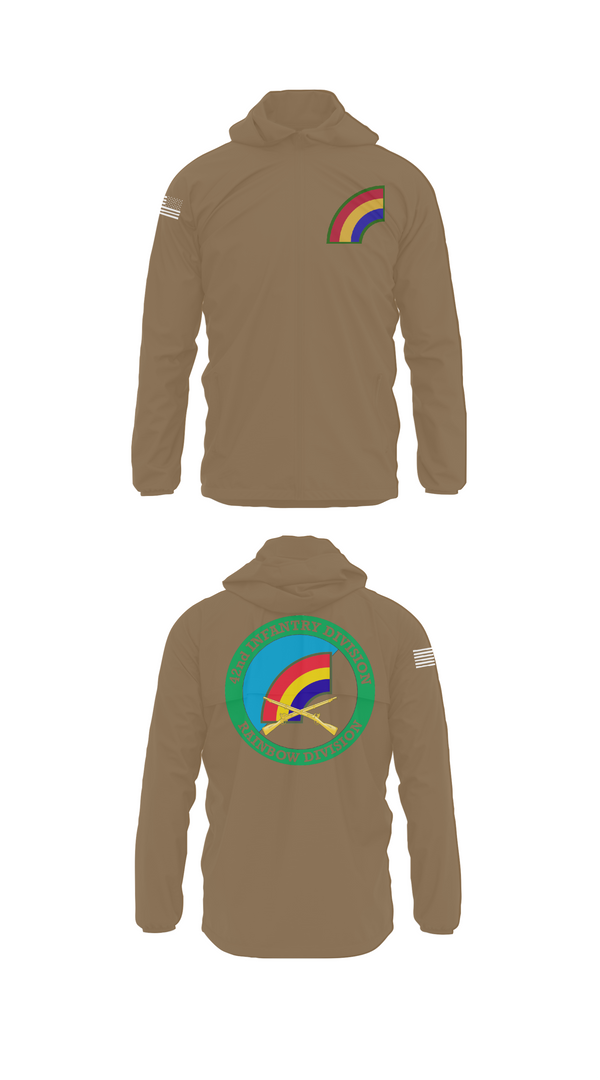 Windbreaker, 42nd ID, Army, Teamtime, Team time, sublimation, custom sports apparel, team uniforms, spirit wear, spiritwear, sports uniforms, custom shirts, team store, custom team store, fundraiser sports, apparel fundraiser