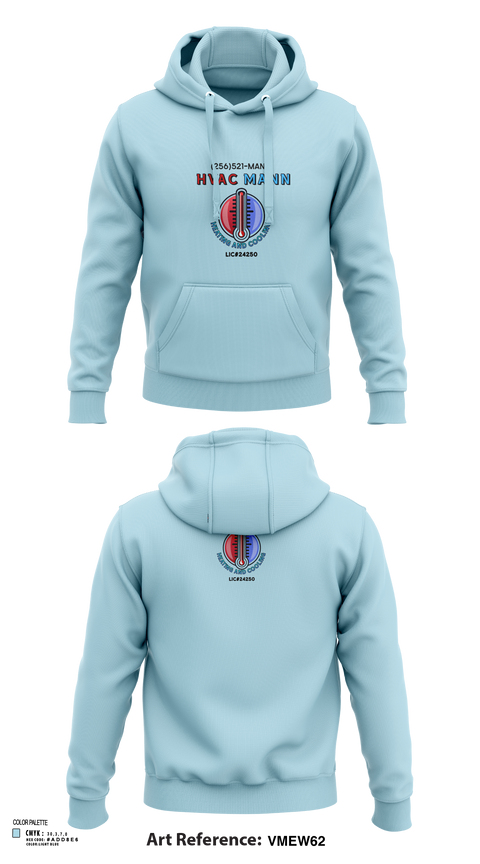 Hoodie, Hvacmannllc, , Teamtime, Team time, sublimation, custom sports apparel, team uniforms, spirit wear, spiritwear, sports uniforms, custom shirts, team store, custom team store, fundraiser sports, apparel fundraiser