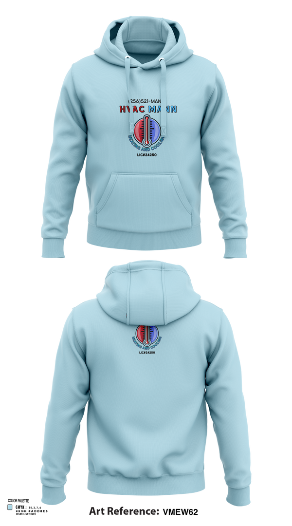 Hoodie, Hvacmannllc, , Teamtime, Team time, sublimation, custom sports apparel, team uniforms, spirit wear, spiritwear, sports uniforms, custom shirts, team store, custom team store, fundraiser sports, apparel fundraiser