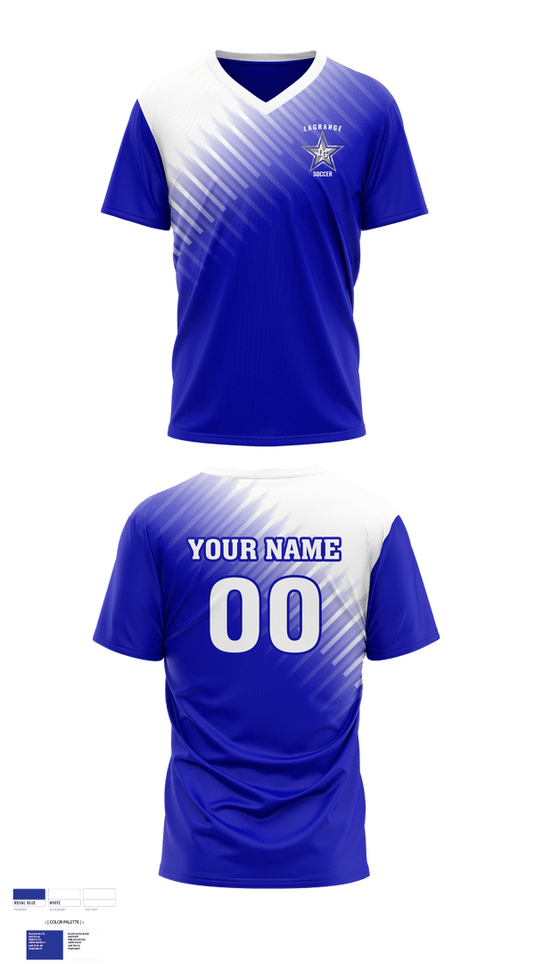 Womens Soccer Jersey, Lagrange High School Soccer, Women's Soccer, Teamtime, Team time, sublimation, custom sports apparel, team uniforms, spirit wear, spiritwear, sports uniforms, custom shirts, team store, custom team store, fundraiser sports, apparel fundraiser