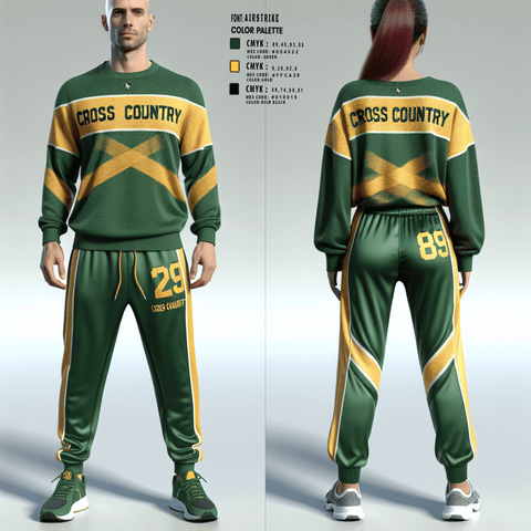 Crew Neck Sweatshirt, Rex Putnam High School Cross Country, Cross Country, Teamtime, Team time, sublimation, custom sports apparel, team uniforms, spirit wear, spiritwear, sports uniforms, custom shirts, team store, custom team store, fundraiser sports, apparel fundraiser