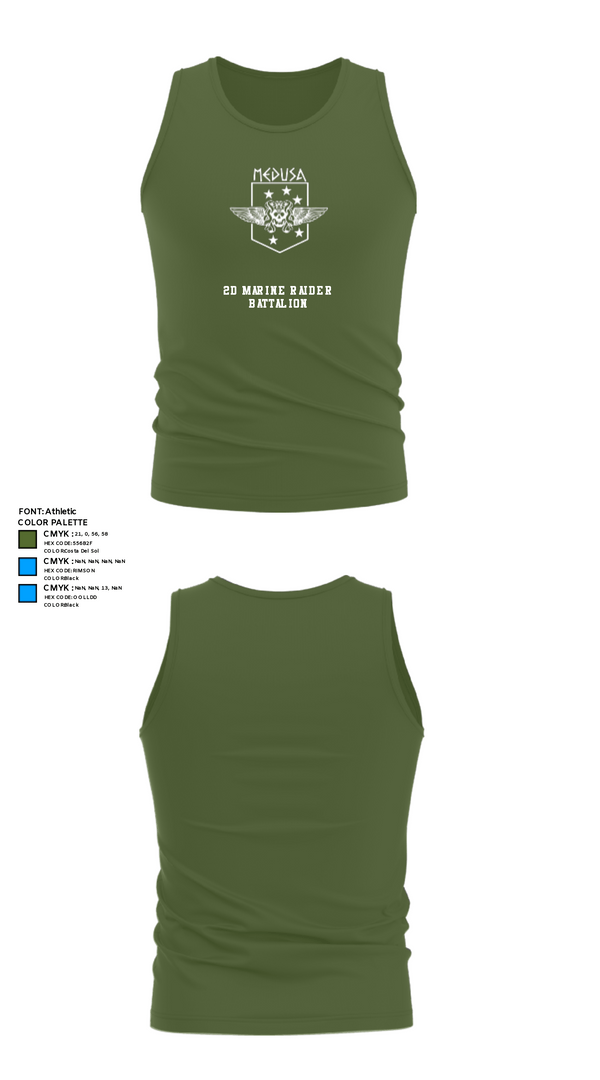 Tank Top, 2D Marine Raider Battalion, Marines, Teamtime, Team time, sublimation, custom sports apparel, team uniforms, spirit wear, spiritwear, sports uniforms, custom shirts, team store, custom team store, fundraiser sports, apparel fundraiser