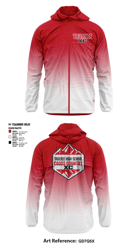 Windbreaker, Truckee Cross Country, Cross Country, Teamtime, Team time, sublimation, custom sports apparel, team uniforms, spirit wear, spiritwear, sports uniforms, custom shirts, team store, custom team store, fundraiser sports, apparel fundraiser