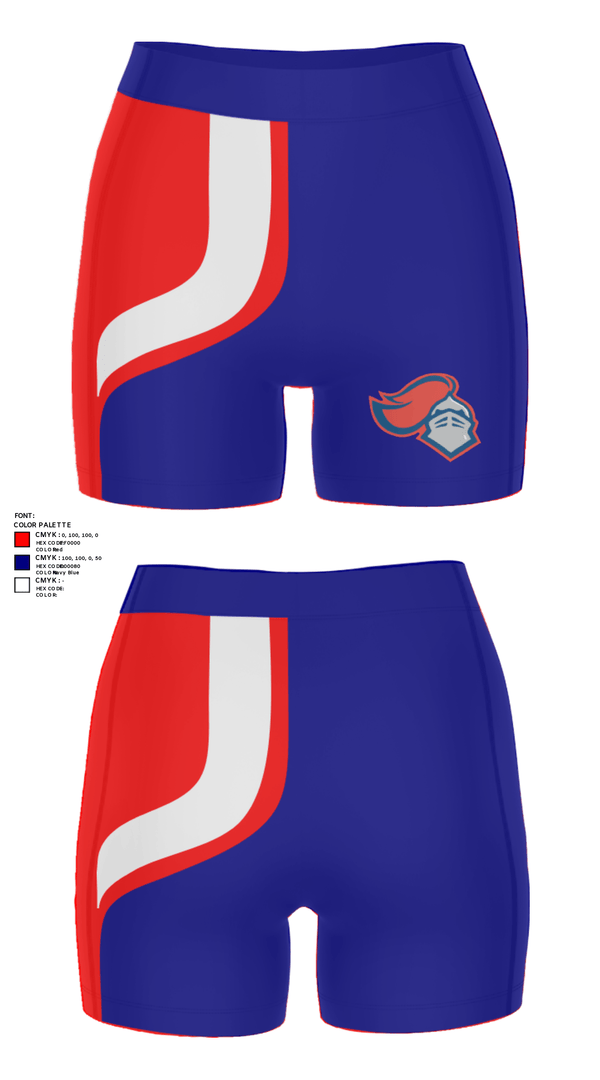 Women's Compression Shorts, Spartanburg Christian Academy Track, Track & Field, Teamtime, Team time, sublimation, custom sports apparel, team uniforms, spirit wear, spiritwear, sports uniforms, custom shirts, team store, custom team store, fundraiser sports, apparel fundraiser