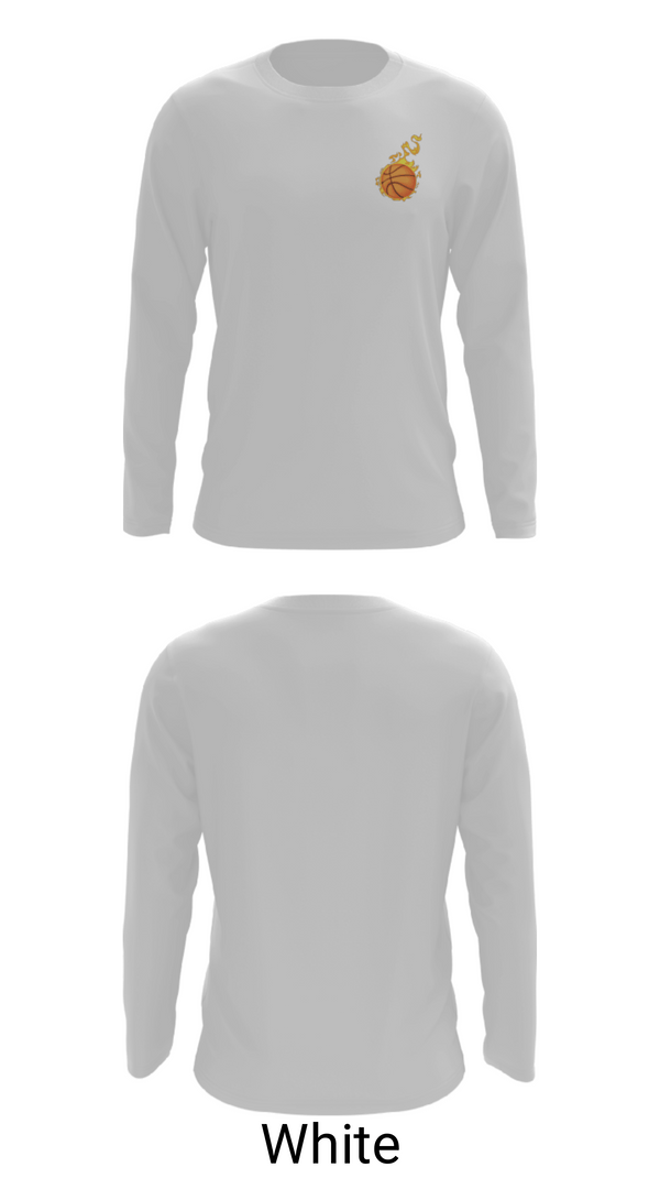 Long Sleeve Performance Shirt, Houston hot shots, Men's Basketball, Teamtime, Team time, sublimation, custom sports apparel, team uniforms, spirit wear, spiritwear, sports uniforms, custom shirts, team store, custom team store, fundraiser sports, apparel fundraiser