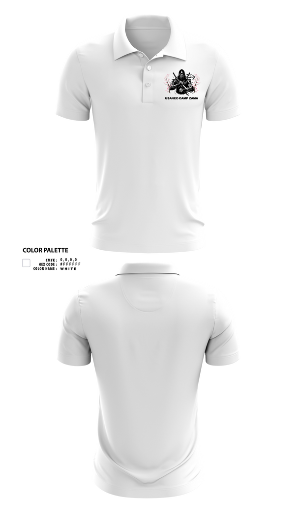 Short Sleeve Performance Polo, USANEC- Camp Zama, 78th Signal Battalion, Army, Teamtime, Team time, sublimation, custom sports apparel, team uniforms, spirit wear, spiritwear, sports uniforms, custom shirts, team store, custom team store, fundraiser sports, apparel fundraiser