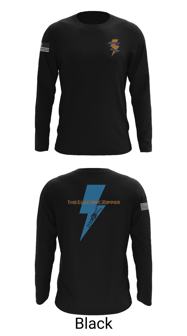 Long Sleeve Performance Shirt, The Electric Zipper, , Teamtime, Team time, sublimation, custom sports apparel, team uniforms, spirit wear, spiritwear, sports uniforms, custom shirts, team store, custom team store, fundraiser sports, apparel fundraiser