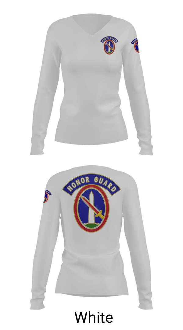 Women's Long Sleeve Vneck Shirt, 3RD U S Infantry Brigade, Army, Teamtime, Team time, sublimation, custom sports apparel, team uniforms, spirit wear, spiritwear, sports uniforms, custom shirts, team store, custom team store, fundraiser sports, apparel fundraiser