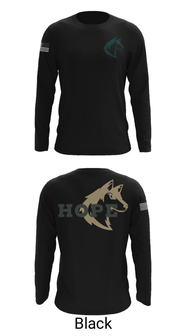Long Sleeve Performance Shirt, Hope Christian Middle School Cheer, Cheer, Teamtime, Team time, sublimation, custom sports apparel, team uniforms, spirit wear, spiritwear, sports uniforms, custom shirts, team store, custom team store, fundraiser sports, apparel fundraiser