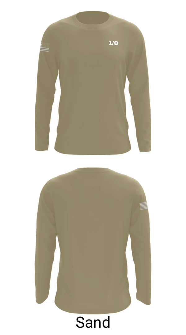 Long Sleeve Performance Shirt, 1/8, Marines, Teamtime, Team time, sublimation, custom sports apparel, team uniforms, spirit wear, spiritwear, sports uniforms, custom shirts, team store, custom team store, fundraiser sports, apparel fundraiser