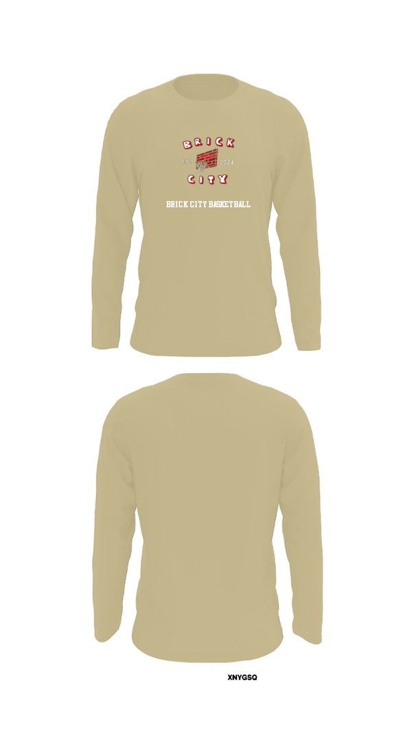 Long Sleeve Performance Shirt, Brick City Basketball, Men's Basketball, Teamtime, Team time, sublimation, custom sports apparel, team uniforms, spirit wear, spiritwear, sports uniforms, custom shirts, team store, custom team store, fundraiser sports, apparel fundraiser