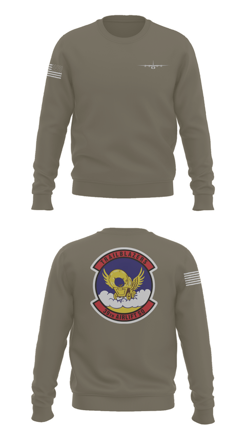 Crew Neck Sweatshirt, 39th AS, Air Force, Teamtime, Team time, sublimation, custom sports apparel, team uniforms, spirit wear, spiritwear, sports uniforms, custom shirts, team store, custom team store, fundraiser sports, apparel fundraiser