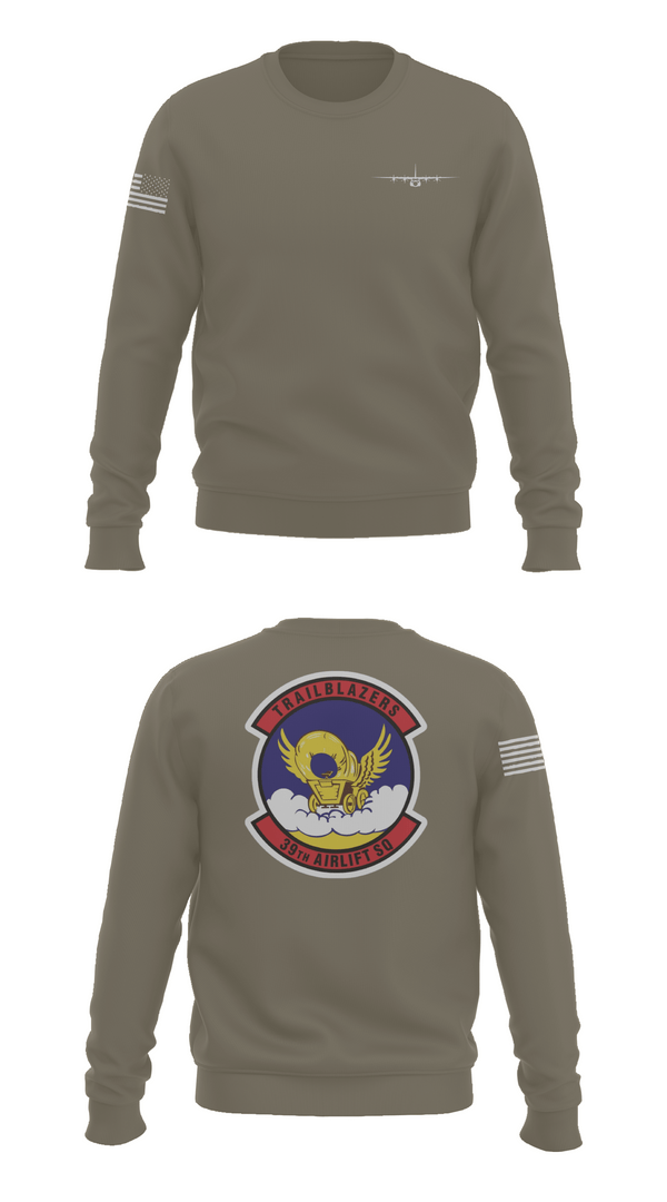 Crew Neck Sweatshirt, 39th AS, Air Force, Teamtime, Team time, sublimation, custom sports apparel, team uniforms, spirit wear, spiritwear, sports uniforms, custom shirts, team store, custom team store, fundraiser sports, apparel fundraiser