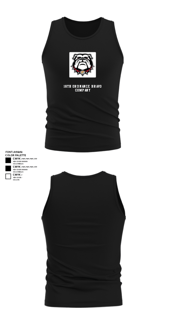 Tank Top, 16TH ordnance Bravo Company, , Teamtime, Team time, sublimation, custom sports apparel, team uniforms, spirit wear, spiritwear, sports uniforms, custom shirts, team store, custom team store, fundraiser sports, apparel fundraiser