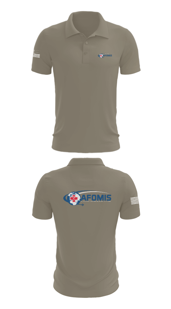Short Sleeve Performance Polo, AFOMIS, Air Force, Teamtime, Team time, sublimation, custom sports apparel, team uniforms, spirit wear, spiritwear, sports uniforms, custom shirts, team store, custom team store, fundraiser sports, apparel fundraiser