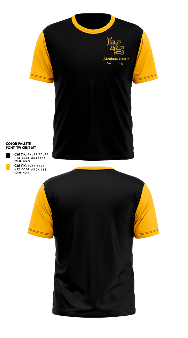 Short Sleeve Performance Shirt, Abraham Lincoln High School Swimming, Swimming, Teamtime, Team time, sublimation, custom sports apparel, team uniforms, spirit wear, spiritwear, sports uniforms, custom shirts, team store, custom team store, fundraiser sports, apparel fundraiser