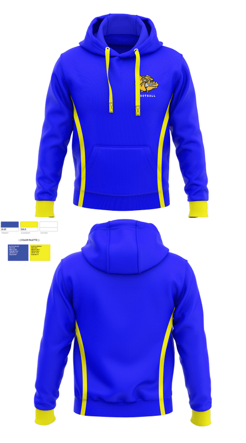 Hoodie, Claysburg-Kimmel Senior High School Football, Football, Teamtime, Team time, sublimation, custom sports apparel, team uniforms, spirit wear, spiritwear, sports uniforms, custom shirts, team store, custom team store, fundraiser sports, apparel fundraiser