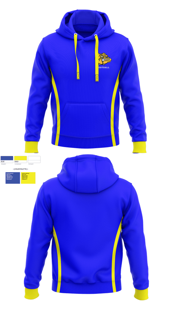 Hoodie, Claysburg-Kimmel Senior High School Football, Football, Teamtime, Team time, sublimation, custom sports apparel, team uniforms, spirit wear, spiritwear, sports uniforms, custom shirts, team store, custom team store, fundraiser sports, apparel fundraiser