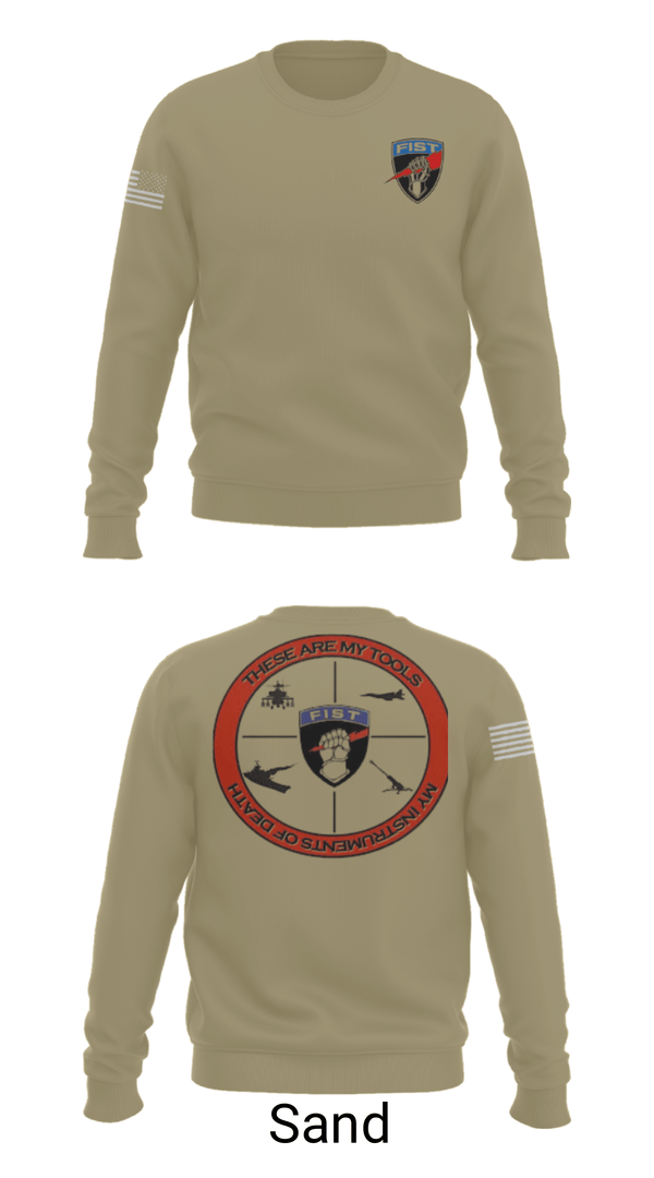 Crew Neck Sweatshirt, Bravo 1/78th FA, Army, Teamtime, Team time, sublimation, custom sports apparel, team uniforms, spirit wear, spiritwear, sports uniforms, custom shirts, team store, custom team store, fundraiser sports, apparel fundraiser