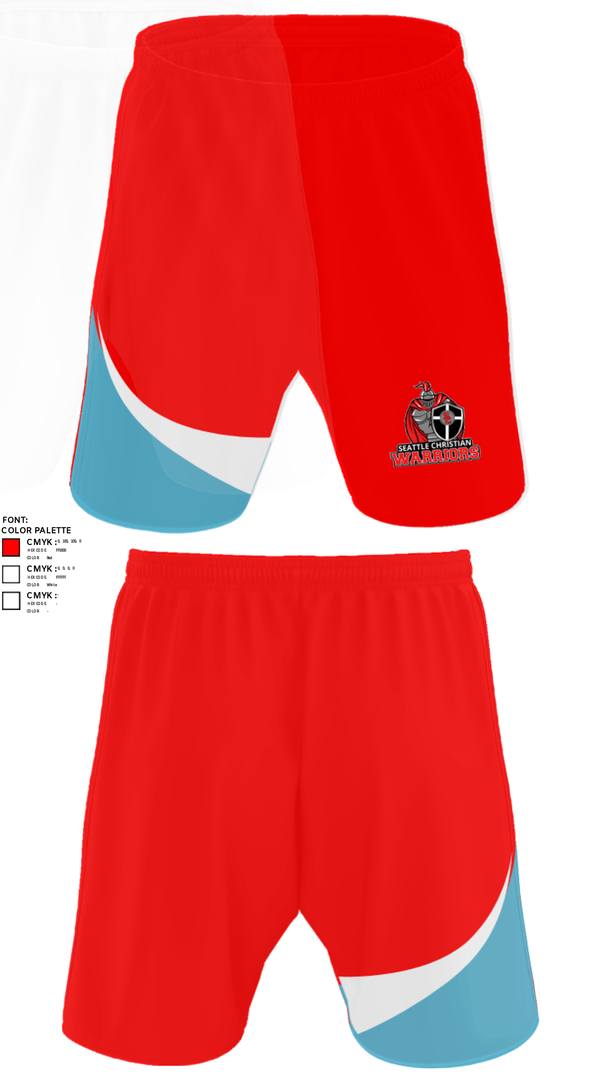 Athletic Shorts With Pockets, Seattle Christian School (High School) Track, Track & Field, Teamtime, Team time, sublimation, custom sports apparel, team uniforms, spirit wear, spiritwear, sports uniforms, custom shirts, team store, custom team store, fundraiser sports, apparel fundraiser