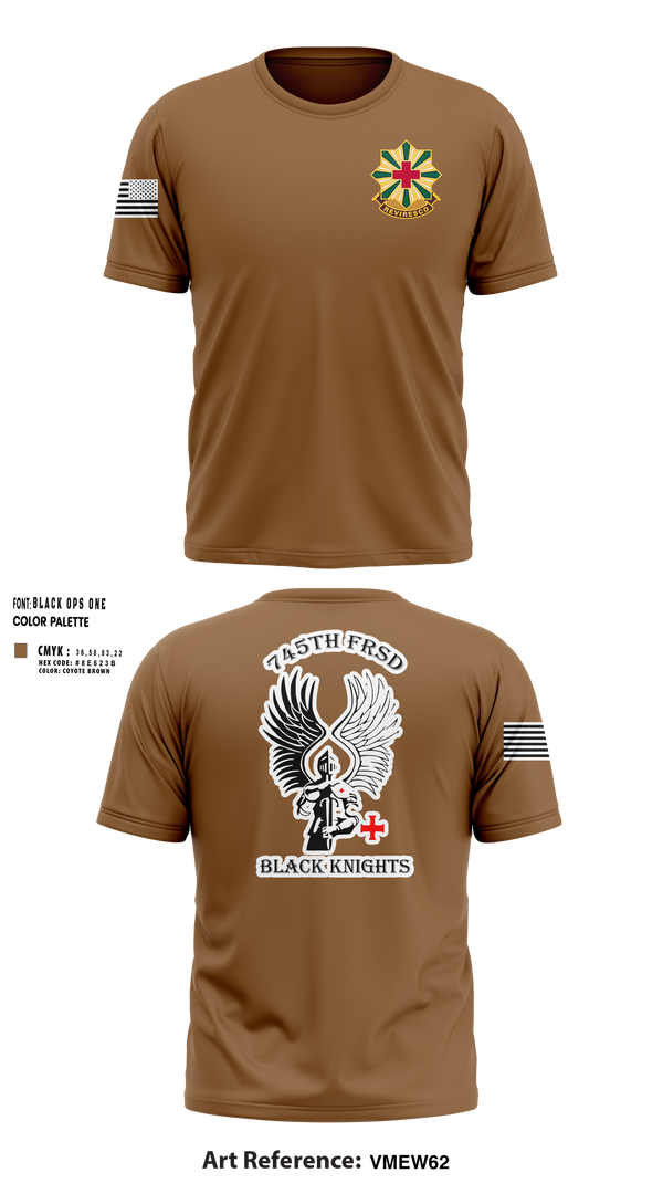 Short Sleeve Performance Shirt, 745th Forward Resuscitative Surgical Detachment, Army, Teamtime, Team time, sublimation, custom sports apparel, team uniforms, spirit wear, spiritwear, sports uniforms, custom shirts, team store, custom team store, fundraiser sports, apparel fundraiser