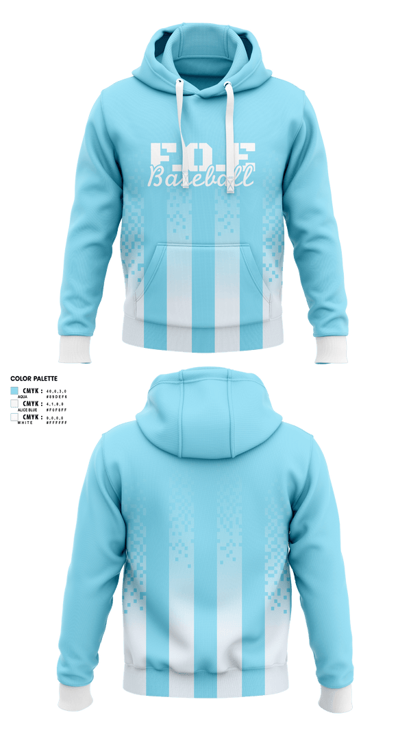 Hoodie, F.O.E, Baseball, Teamtime, Team time, sublimation, custom sports apparel, team uniforms, spirit wear, spiritwear, sports uniforms, custom shirts, team store, custom team store, fundraiser sports, apparel fundraiser