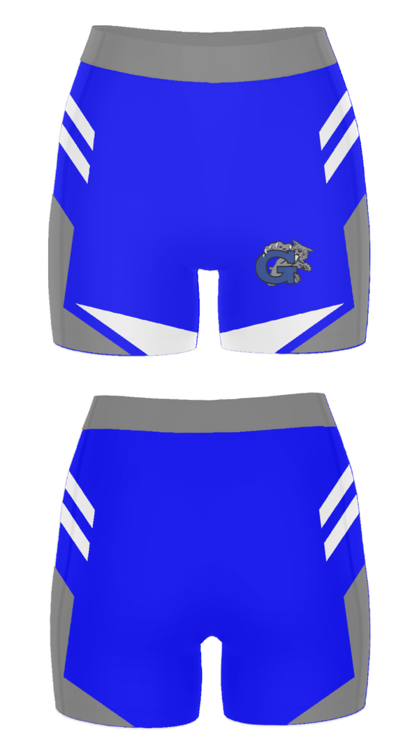 Women's Compression Shorts, Garinger High School Tennis, Spirit Store, Teamtime, Team time, sublimation, custom sports apparel, team uniforms, spirit wear, spiritwear, sports uniforms, custom shirts, team store, custom team store, fundraiser sports, apparel fundraiser