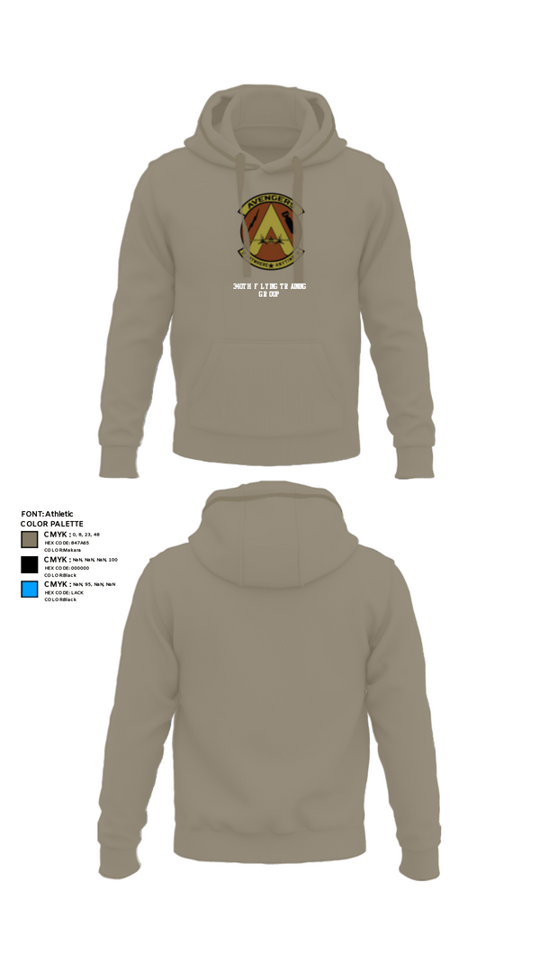 Hoodie, 340th Flying Training Group, Air Force, Teamtime, Team time, sublimation, custom sports apparel, team uniforms, spirit wear, spiritwear, sports uniforms, custom shirts, team store, custom team store, fundraiser sports, apparel fundraiser