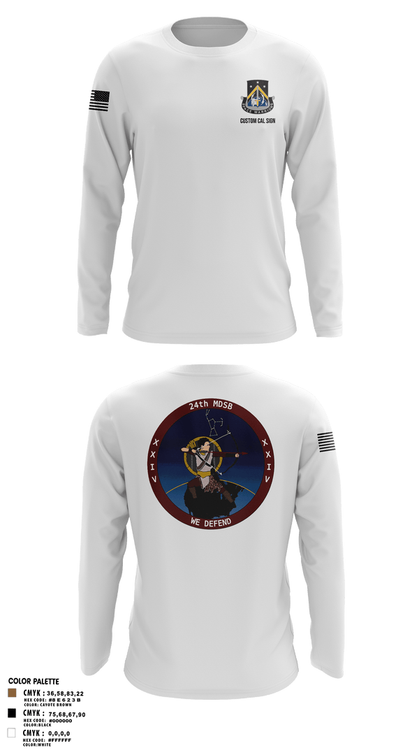 Long Sleeve Performance Shirt, 24th MDSB, , Teamtime, Team time, sublimation, custom sports apparel, team uniforms, spirit wear, spiritwear, sports uniforms, custom shirts, team store, custom team store, fundraiser sports, apparel fundraiser