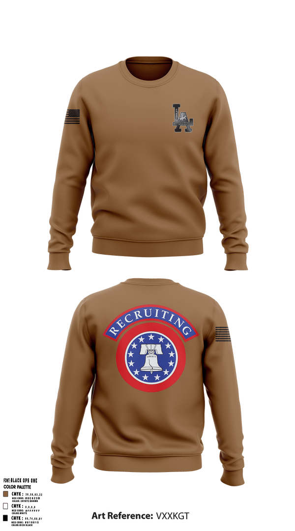 Crew Neck Sweatshirt, 10th SFG(A), , Teamtime, Team time, sublimation, custom sports apparel, team uniforms, spirit wear, spiritwear, sports uniforms, custom shirts, team store, custom team store, fundraiser sports, apparel fundraiser