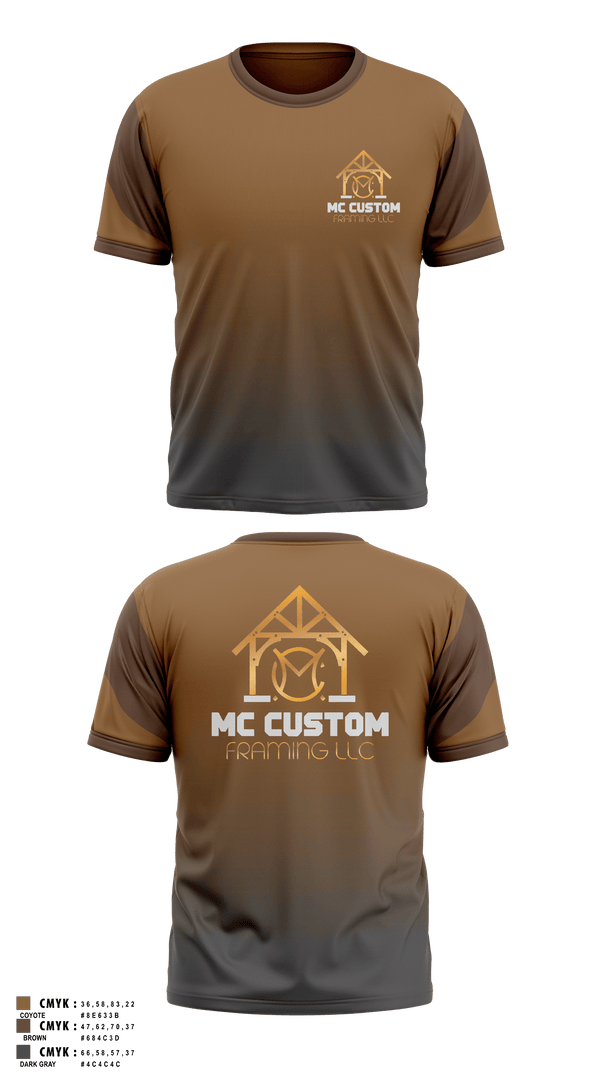 Short Sleeve Performance Shirt, MC CUSTOM FRAMING LLC, , Teamtime, Team time, sublimation, custom sports apparel, team uniforms, spirit wear, spiritwear, sports uniforms, custom shirts, team store, custom team store, fundraiser sports, apparel fundraiser