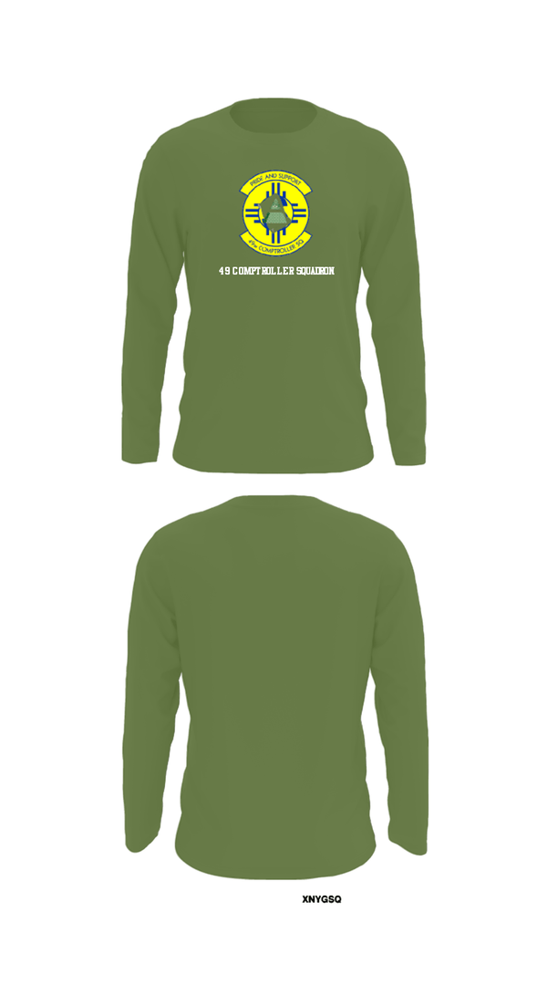 Long Sleeve Performance Shirt, 49 COMPTROLLER SQUADRON, , Teamtime, Team time, sublimation, custom sports apparel, team uniforms, spirit wear, spiritwear, sports uniforms, custom shirts, team store, custom team store, fundraiser sports, apparel fundraiser