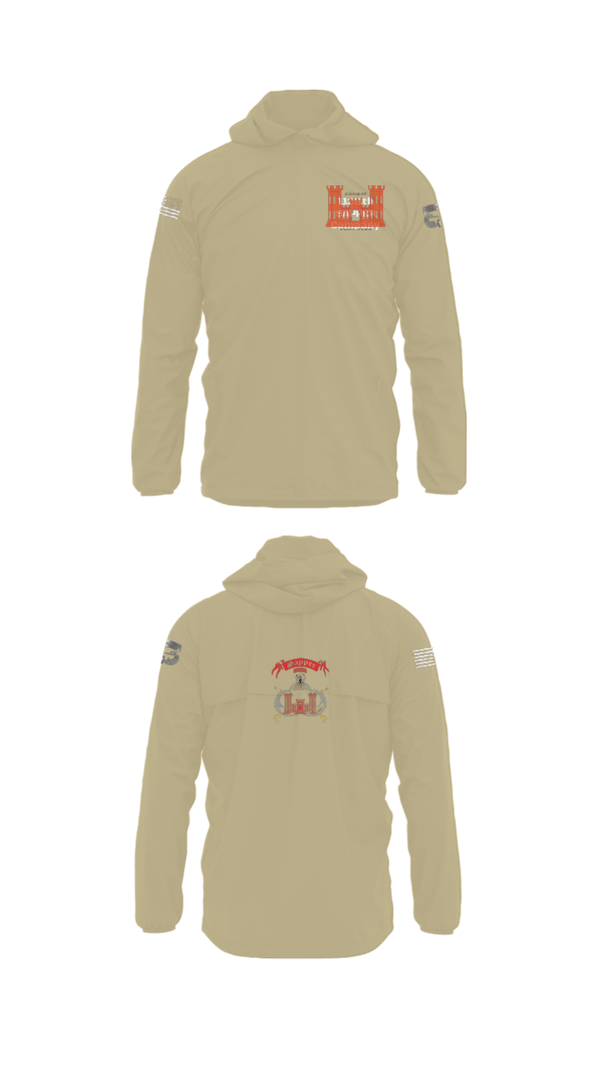 Windbreaker, 1138th SAPPER Company, Army, Teamtime, Team time, sublimation, custom sports apparel, team uniforms, spirit wear, spiritwear, sports uniforms, custom shirts, team store, custom team store, fundraiser sports, apparel fundraiser