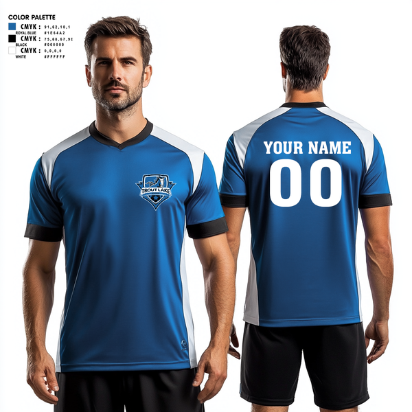 Mens Soccer Jersey, Trout Lake High School Soccer, Men's Soccer, Teamtime, Team time, sublimation, custom sports apparel, team uniforms, spirit wear, spiritwear, sports uniforms, custom shirts, team store, custom team store, fundraiser sports, apparel fundraiser