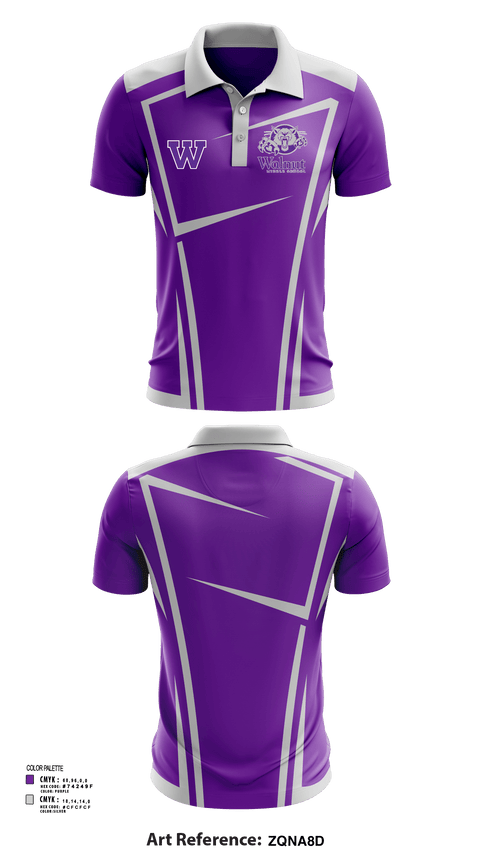 Short Sleeve Performance Polo, Walnut Middle School, Spirit Store, Teamtime, Team time, sublimation, custom sports apparel, team uniforms, spirit wear, spiritwear, sports uniforms, custom shirts, team store, custom team store, fundraiser sports, apparel fundraiser