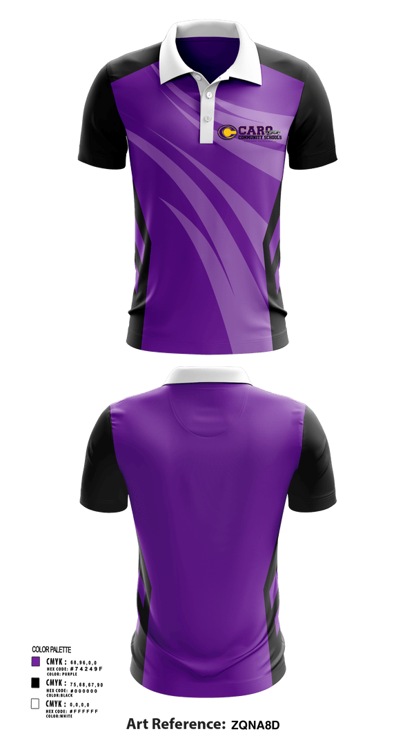 Short Sleeve Performance Polo, Caro High School Volleyball, Women's Volleyball, Teamtime, Team time, sublimation, custom sports apparel, team uniforms, spirit wear, spiritwear, sports uniforms, custom shirts, team store, custom team store, fundraiser sports, apparel fundraiser